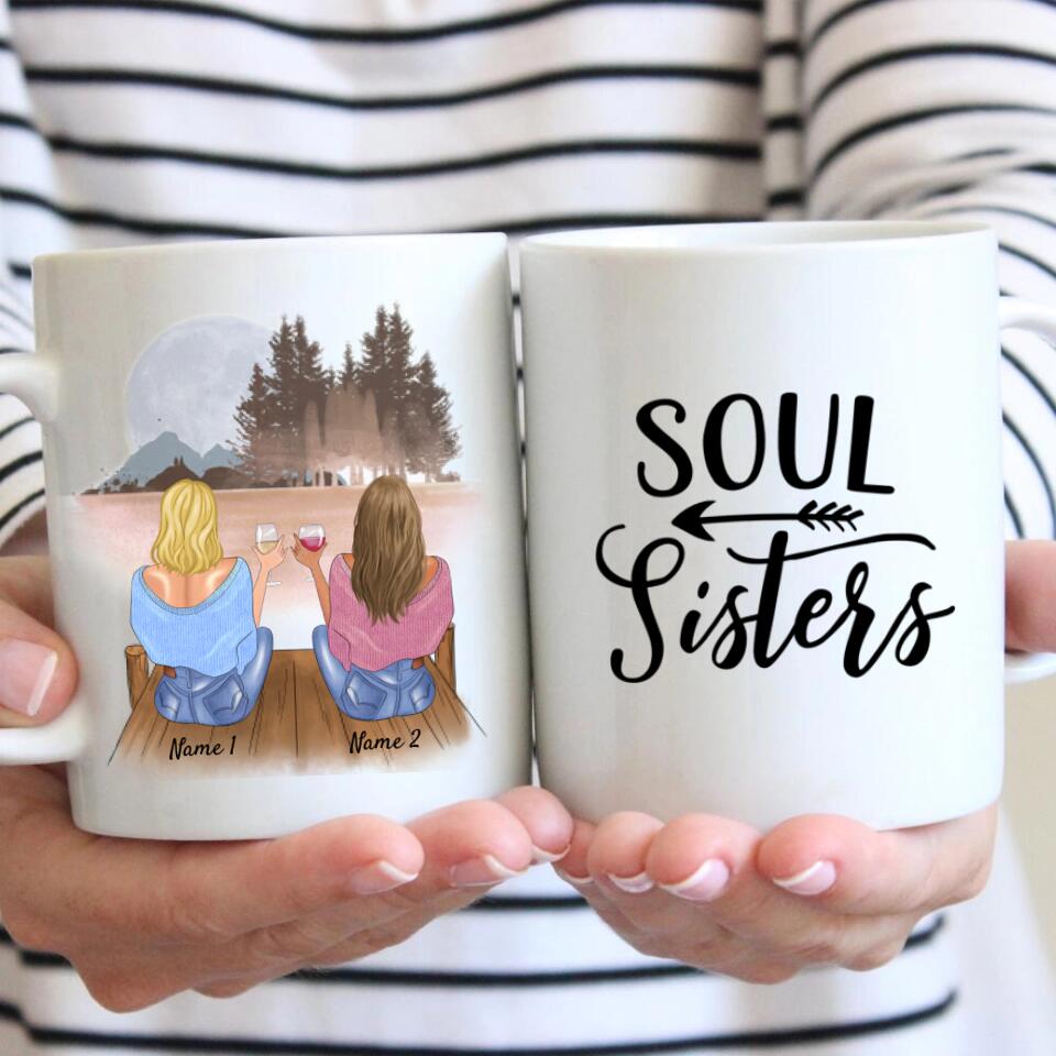 Il miglior cugino con un drink - Tazza Personalizzata (2-4 persone)