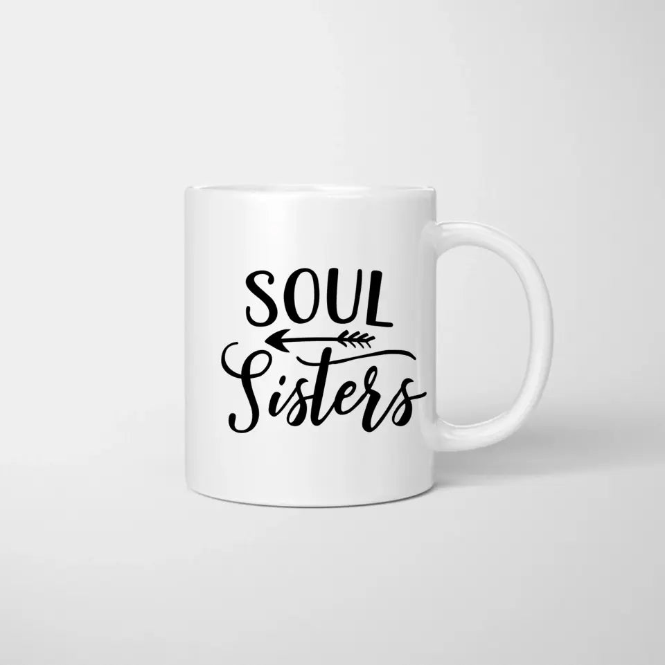Migliori amici Tazza (Uomo & Donna) - Tazza Personalizzata (2-3 persone)