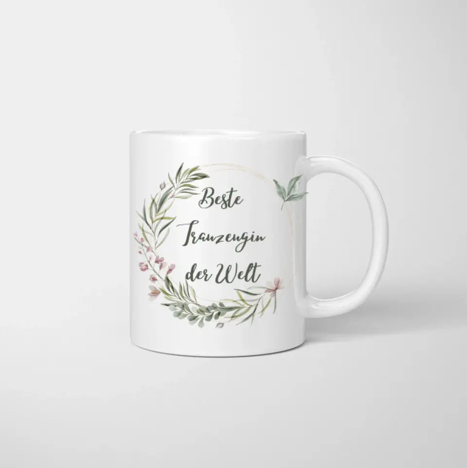 Sposa con damigella d'onore / damigella d'onore - Tazza Personalizzata per il fidanzamento/matrimonio