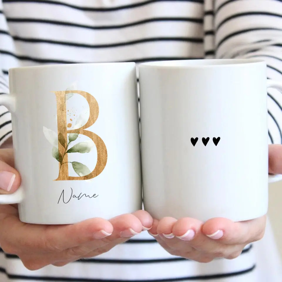 Nome Tazza con lettere - Tazza Personalizzata