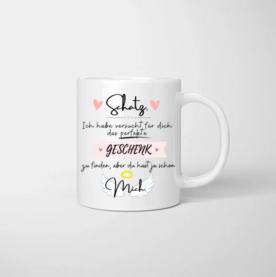 Mein Liebling - Personalisierte Tasse zum Valentinstag