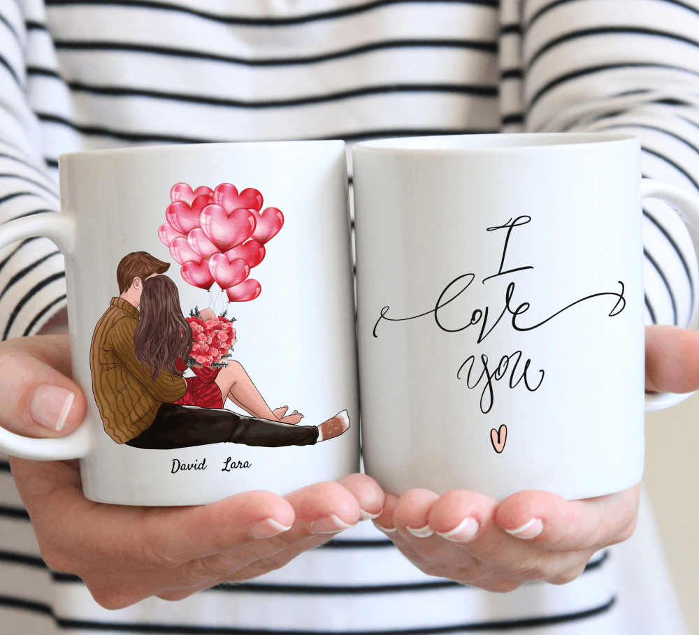 Ich liebe dich jeden Tag! - Personalisierte Valentinstags-Tasse