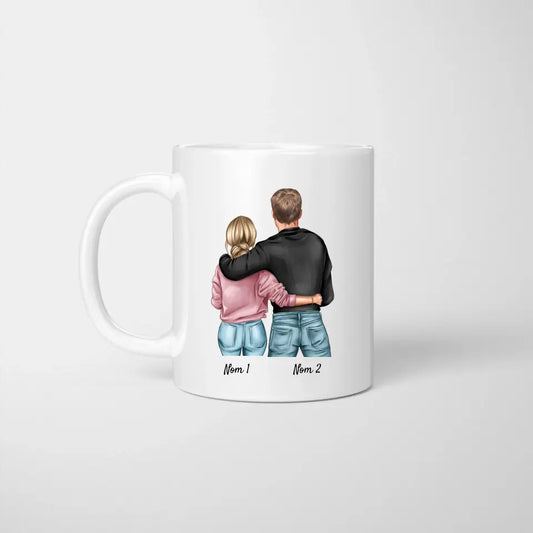 Ma personne préférée - Mug personnalisé pour couple (homme & femme)