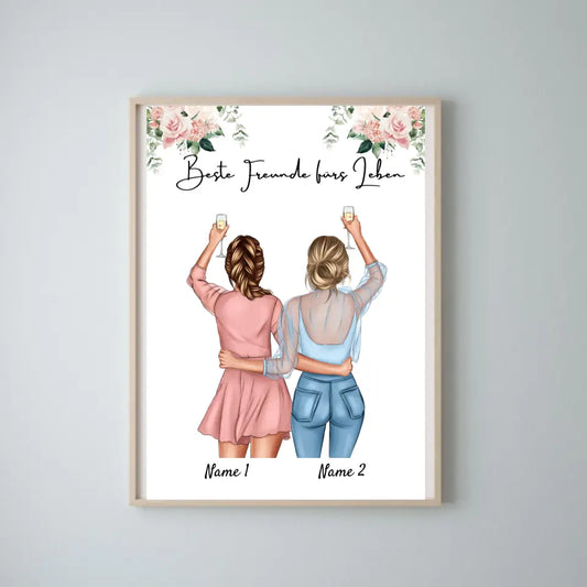 Migliore sorella - Poster Personalizzato per Sorelle
