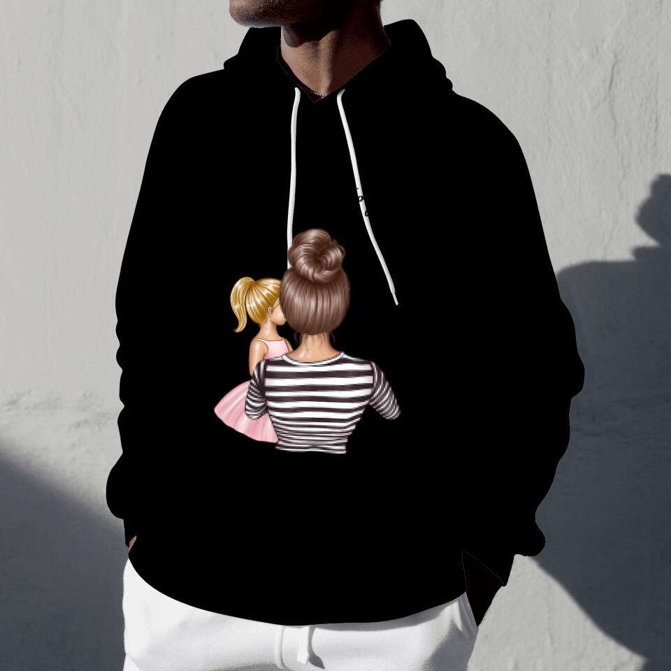 Migliore mamma - Felpa con cappuccio personalizzata Unisex (fino a 4 bambini)