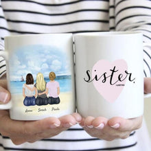 Carica l&#39;immagine nel visualizzatore di Gallery, Migliori sorelle - Tazza Personalizzata (2-5 persone)
