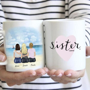 Migliori sorelle - Tazza Personalizzata (2-5 persone)