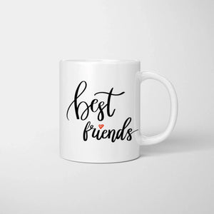 Beste Hexen Freundinnen - Personalisierte Tasse (2-3 Personen)