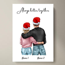 Carica l&#39;immagine nel visualizzatore di Gallery, Migliore coppia edizione natalizia - Poster Personalizzato
