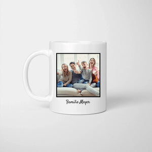 Famiglia felice - Tazza con foto Personalizzata