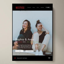 Carica l&#39;immagine nel visualizzatore di Gallery, Besties Serien-Cover Poster - Personalisiertes Netflix Filmposter
