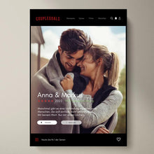 Carica l&#39;immagine nel visualizzatore di Gallery, Couplegoals Serien-Cover Poster - Personalisiertes Netflix Filmposter (Foto-Poster)
