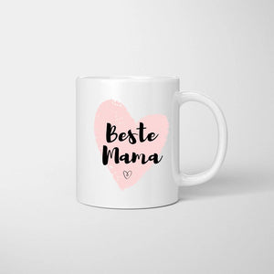 Bestes Geschenk für Papa - Personalisierte Tasse (Für Mama, Papa, Oma oder Opa)