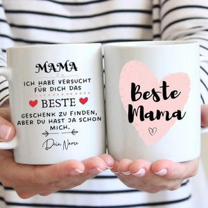 Bestes Geschenk für Opa - Personalisierte Tasse (Für Mama, Papa, Oma oder Opa)