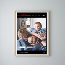 Carica l&#39;immagine nel visualizzatore di Gallery, Familystory Serien-Cover Poster - Personalisiertes Netflix Filmposter

