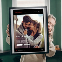 Carica l&#39;immagine nel visualizzatore di Gallery, Couplegoals Serien-Cover Poster - Personalisiertes Netflix Filmposter (Foto-Poster)
