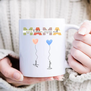 Meine liebsten nennen mich MAMA - Personalisierte Tasse