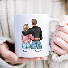 Carica l&#39;immagine nel visualizzatore di Gallery, Heisser als Kaffee - Personalisierte Tasse für Pärchen, Jahrestag, Hochzeitstag
