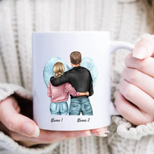 Carica l&#39;immagine nel visualizzatore di Gallery, Du bist heisser als Kaffee - Personalisierte Tasse für Pärchen, Jahrestag, Hochzeitstag
