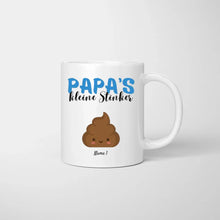 Carica l&#39;immagine nel visualizzatore di Gallery, Papa&#39;s kleine Stinker - Personalisierte Tasse für Papa/Vater mit Kinder
