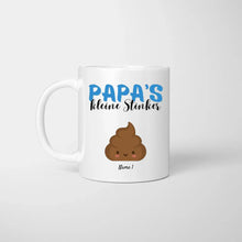 Carica l&#39;immagine nel visualizzatore di Gallery, Papa&#39;s kleine Stinker - Personalisierte Tasse für Papa/Vater mit Kinder
