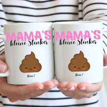 Carica l&#39;immagine nel visualizzatore di Gallery, Mama&#39;s kleine Stinker - Personalisierte Tasse für Mama/Mutter mit Kinder
