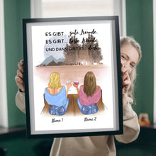 Carica l&#39;immagine nel visualizzatore di Gallery, Und dann gibt es dich - Personalisiertes Freundinnen-Poster (2-4 Personen)
