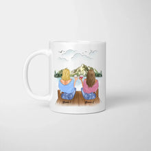 Carica l&#39;immagine nel visualizzatore di Gallery, Un binome, Meilleures collègues avec boisson - Mug personnalisé (2-4 personnes)
