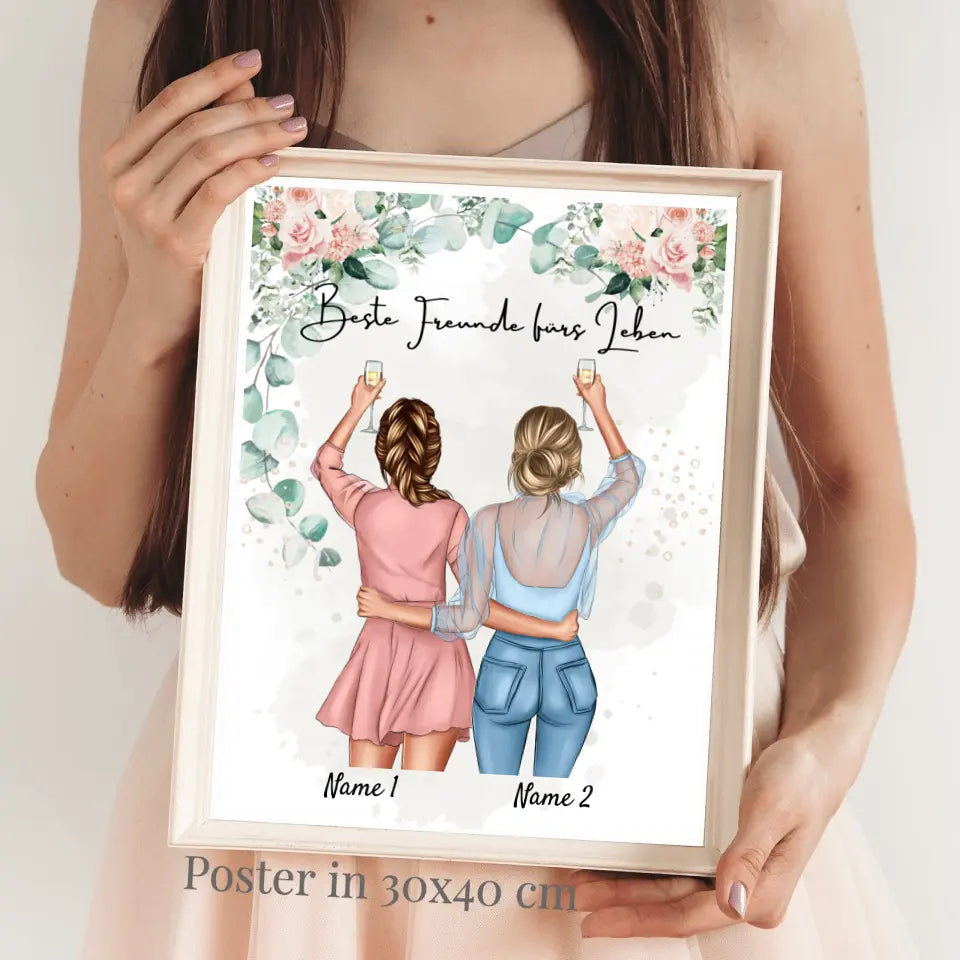 Migliori amici / Sorelle - Poster Personalizzato