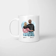 Carica l&#39;immagine nel visualizzatore di Gallery, Partners in Wine - Personalisierte Pärchen-Tasse (Mann &amp; Frau)
