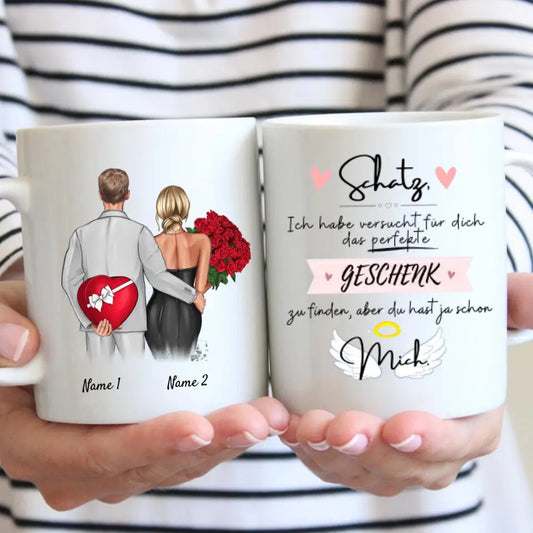 Mein Liebling - Personalisierte Tasse zum Valentinstag