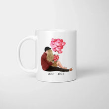 Carica l&#39;immagine nel visualizzatore di Gallery, My Valentine - Personalisierte Pärchen-Tasse mit Spruch (Romatisches Geschenk)
