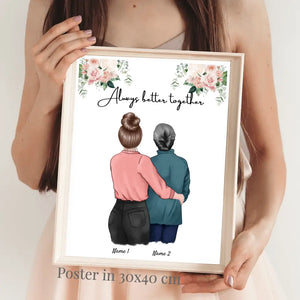 Madre & Figlia - Poster Personalizzato