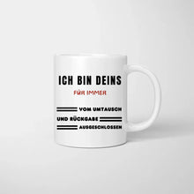 Carica l&#39;immagine nel visualizzatore di Gallery, Vom Umtausch ausgeschlossen - Personalisierte Pärchen-Tasse
