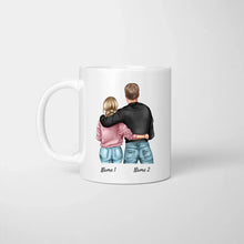 Carica l&#39;immagine nel visualizzatore di Gallery, Vergiss Valentinstag, ich liebe dich jeden Tag - Personalisierte Tasse für Paare
