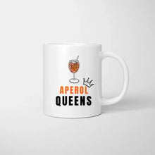 Carica l&#39;immagine nel visualizzatore di Gallery, Aperol Queens - Personalisierte Freundinnen-Tasse (2-4 Frauen)
