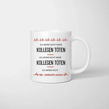 Carica l&#39;immagine nel visualizzatore di Gallery, Vielleicht einen Kollegen - Personalisierte Tasse Kolleginnen, Abschied, Jobwechsel, Geburtstag Büro (2-4 Personen)
