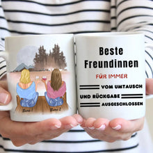 Carica l&#39;immagine nel visualizzatore di Gallery, Umtausch ausgeschlossen - Personalisierte Tasse Freundinnen &amp; Kolleginnen (2-4 Personen)
