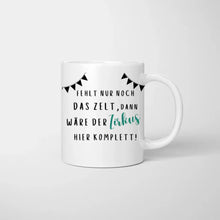 Carica l&#39;immagine nel visualizzatore di Gallery, Fehlt nur noch das Zelt, dann wäre der Zirkus komplett - Personalisierte Tasse Kolleginnen, Geburtstag, Abschied, Jobwechsel, Büro (2-4 Personen)
