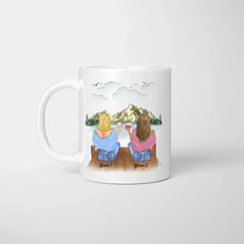 Carica l&#39;immagine nel visualizzatore di Gallery, L&#39;amitié, c&#39;est se sentir un et rester deux - Mug personnalisé (2-4 amies)
