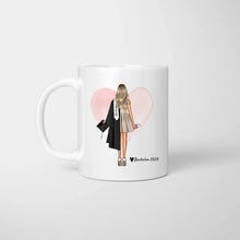 Carica l&#39;immagine nel visualizzatore di Gallery, Glückwunsch zum Abschluss - Personalisierte Tasse zum Abschluss, Abitur, Bachelor, Master, Ausbildung, Schule
