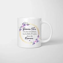 Carica l&#39;immagine nel visualizzatore di Gallery, Bonne fête à la meilleure Mamounette - Mug personnalisé (1-3 enfants, adolescents)
