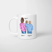 Carica l&#39;immagine nel visualizzatore di Gallery, Bonne fête à la meilleure Mamounette - Mug personnalisé (1-3 enfants, adolescents)
