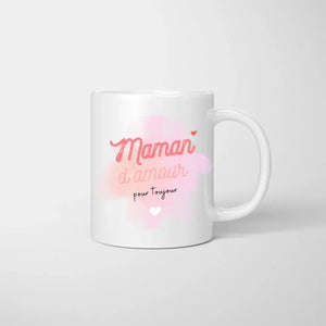 Maman avec enfants - Mug personnalisé (1-3 enfants, adolescents)