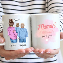 Carica l&#39;immagine nel visualizzatore di Gallery, Maman avec enfants - Mug personnalisé (1-3 enfants, adolescents)
