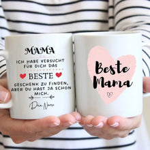 Carica l&#39;immagine nel visualizzatore di Gallery, Bestes Geschenk für Opa - Personalisierte Tasse (Für Mama, Papa, Oma oder Opa)
