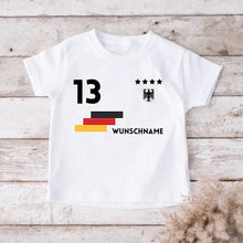 Carica l&#39;immagine nel visualizzatore di Gallery, Fußball EM 2024 Trikot Kinder individuell - Personalisiertes T-Shirt für Kinder (100% Baumwolle)
