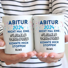 Carica l&#39;immagine nel visualizzatore di Gallery, Abschluss 2024 - Personalisierte Tasse zum Abschluss, Abitur, Studium, Bachelor, Master, Ausbildung, Realschule
