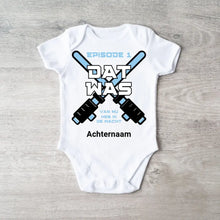 Carica l&#39;immagine nel visualizzatore di Gallery, Dat Was - Gepersonaliseerde baby onesie, baby body 100% biologisch katoen
