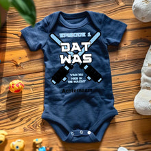 Carica l&#39;immagine nel visualizzatore di Gallery, Dat Was - Gepersonaliseerde baby onesie, baby body 100% biologisch katoen
